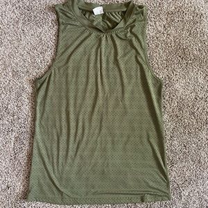 Zyia Olive Chill Tank - Size S